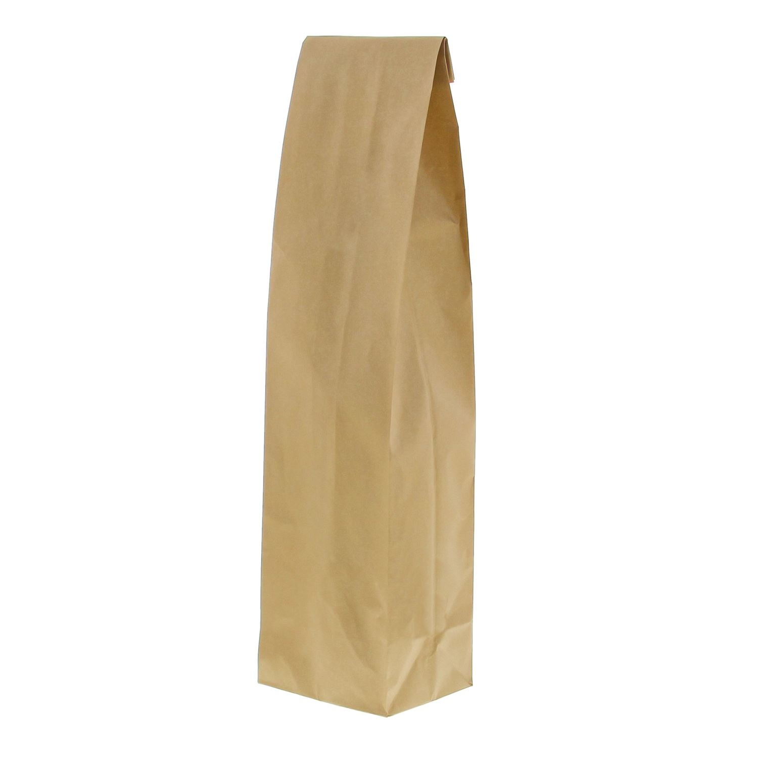 Paper bottle bag with bottom gold -100*80*410mm - 50 pcs