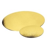 Round cake boards  gold - 100 pieces