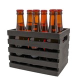 Black Crate for 6 bottles - 205*145*150mm - 5 pieces