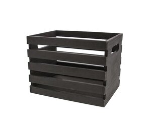 Schwarze Kiste für 6 Flaschen - 205*145*150mm