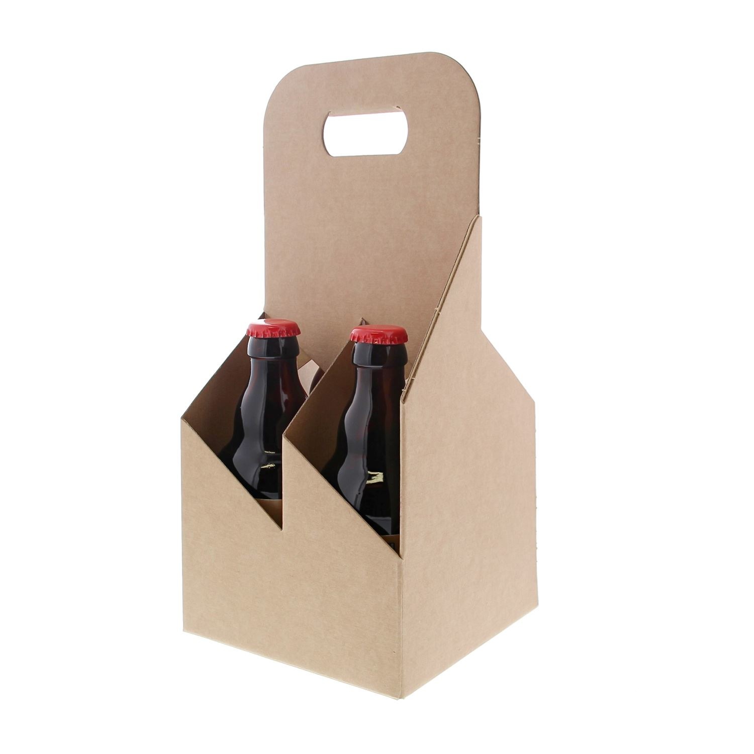 Carrying basket 4 bottles 7 cm  Avana - 150*150*320mm- 30 pieces