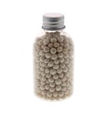 PVC bottle rounded with silver cap - 39 *39* 78mm - 100 pieces