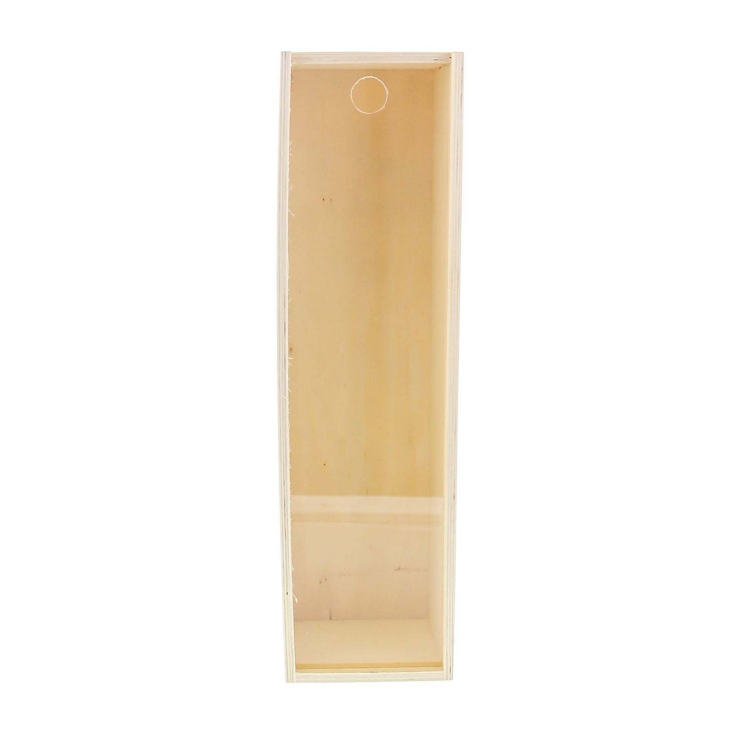 Flaschenhalter 750 ml mit Plexi-Schiebedeckel