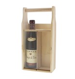 Bottle holder for 2 bottles of 375 ml with plexi sliding lid - 155*80*310 mm - 5 pieces