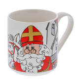 Saint Nicholas Vintage "OZOSNEL" mug  - 120*80*95 mm - 12 pieces