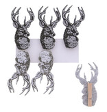 Oh Deer pin gray 46*15*90 mm - 36 pieces