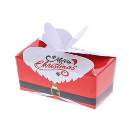 Vlinderdoosje 2 pralines "Santa Belly" Merry Christmas