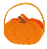 Winter pumpkin basket with ear 14 cm - 140*58*155 mm - 6 pieces