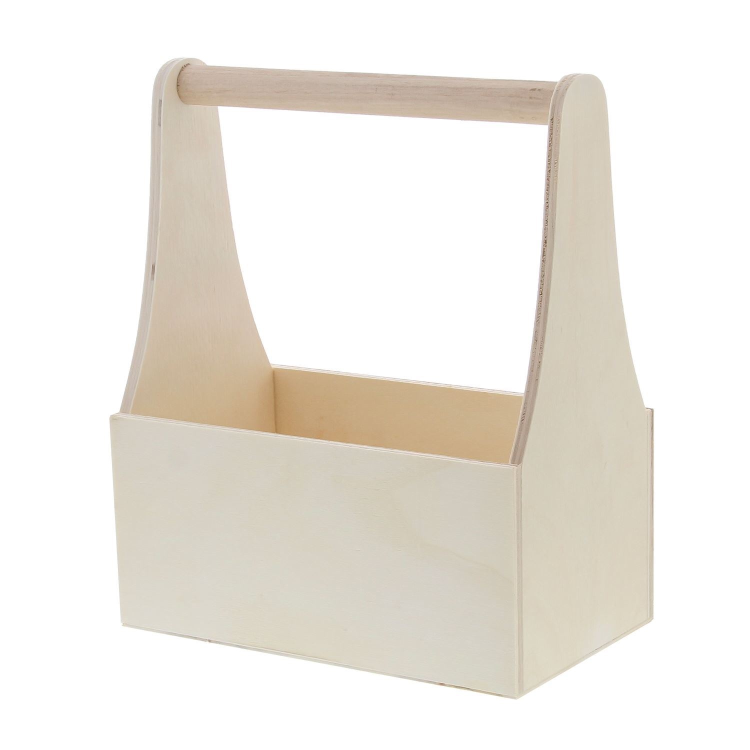 Wooden container natural - 210*125*255mm - 4 pieces