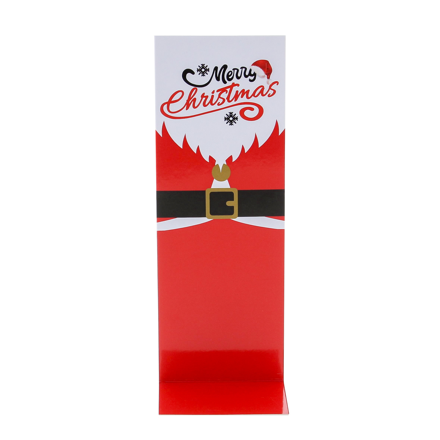 J-carton "Santa Belly" Merry Xmas - 77*50*215 mm - 50 pièces