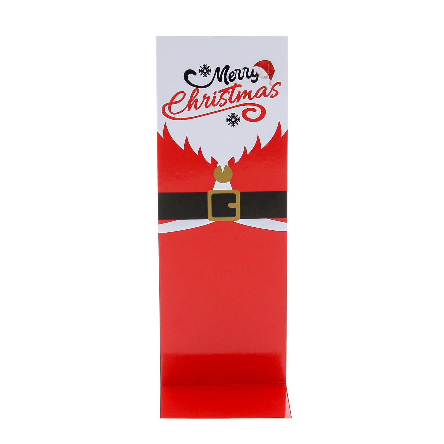 J-Karton „Santa Belly“ Merry Xmas – 77*50*215 mm – 50 Stück
