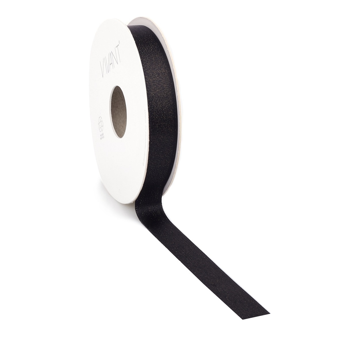 Victoria ribbon - Black with gold shine - 15mm/20m