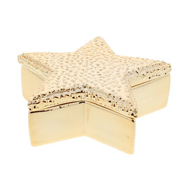 "Bubbles" candy box star medium gold