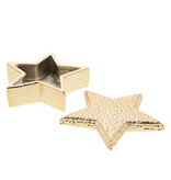 "Bubbles" candy box star large gold - 170*170*60mm - 4 pieces