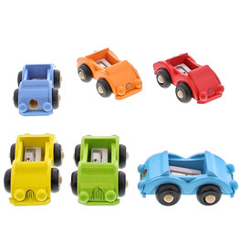 Taille-crayon voiture 6 couleurs