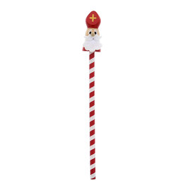 Pencil Saint striped red-white