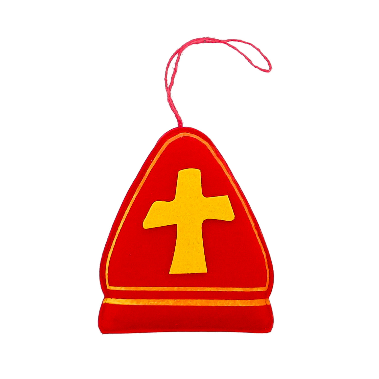 Pendentif "Mitre" Sinterklaas - 130*30*150 mm - 12 pièces