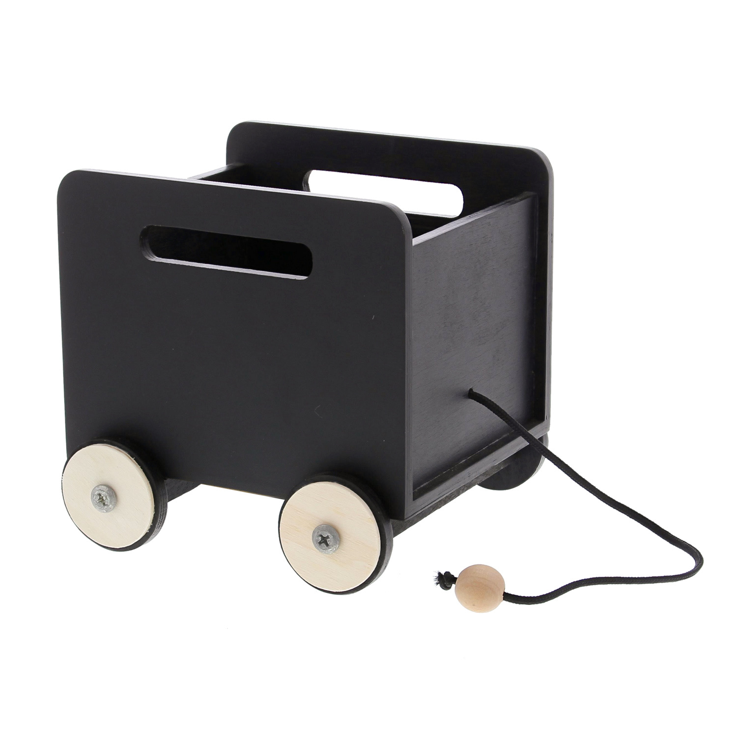 Tray on wheels with black chalkboard - 165*140*160 mm - 2 pieces