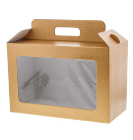 Fensterbox mit Griffhaut Gold