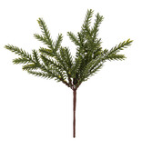 Branche de sapin fagot enneigé vert-blanc