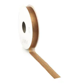 Lines ribbon gold - 15mm x 20m