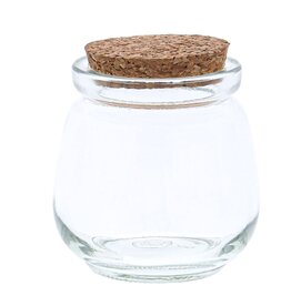 Jar with cork layer