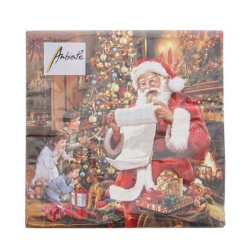 Servet Christmas eve 33 cm x 33 cm - 165*165*25 mm - 1 pakje met 20 servetten