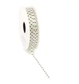 Small stars ribbon Cream - 3mm x 50m