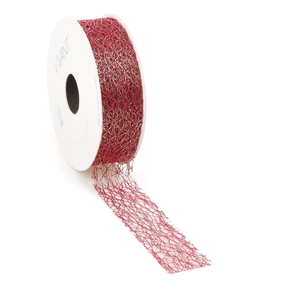 Crispy deluxe lint -Bordeaux -30mm x10m