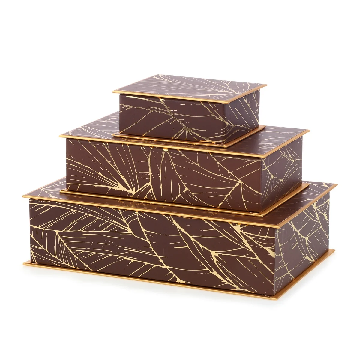 Botanic Boxset S/M/L set met 3 dozen bruin/goud