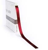 Bel satin ruban -  rouge chaud - 100m x 15mm