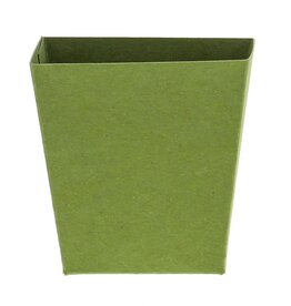 Conical tray high "Natura" green