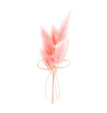 Piket droogbloemen 10 cm met plakstrip roze - 12 stuks