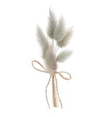 Picket dried flowers 10 cm with adhesive strip blue - 12 pieces