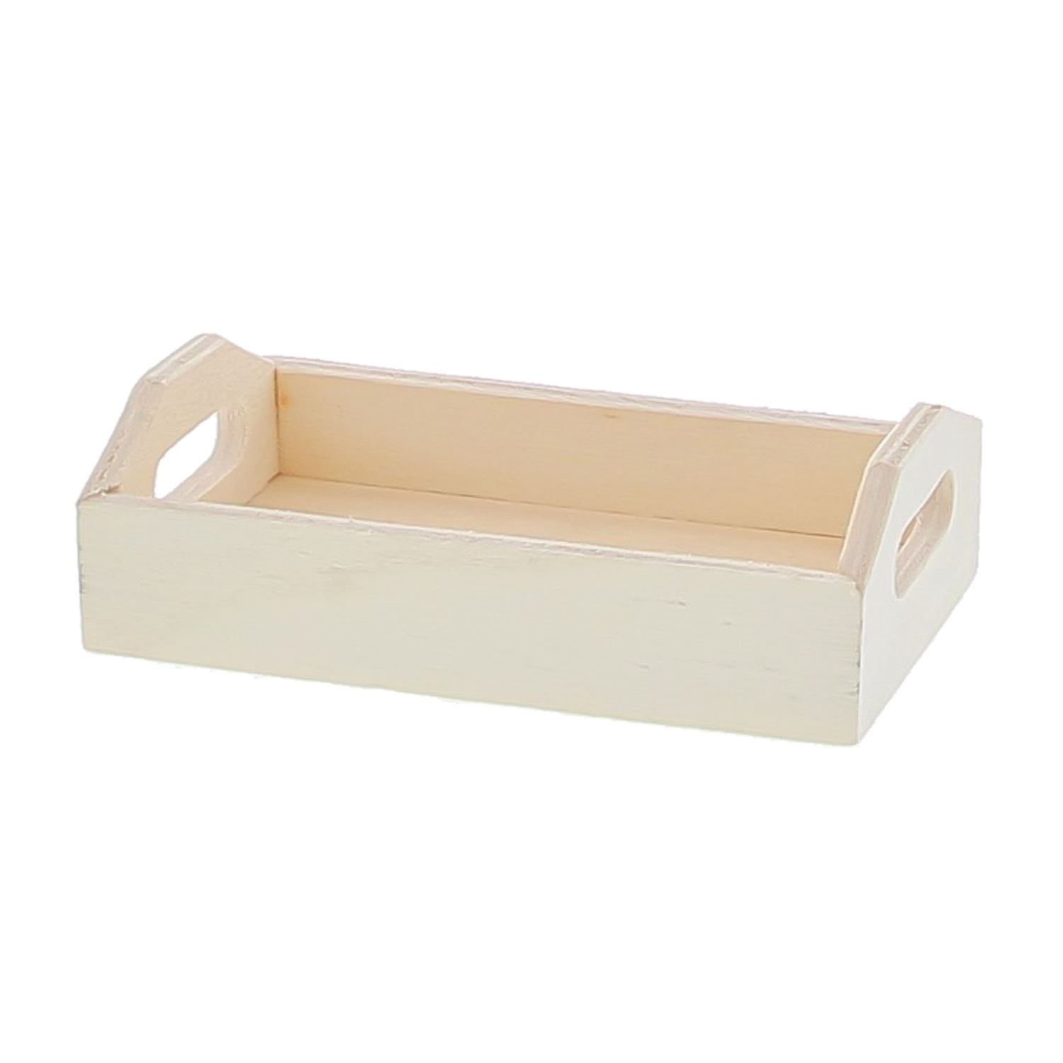 Rechteckiges Tablett mit Griff – 100*30*60 mm – 100 Stück