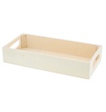 Rectangular tray with handle - 210*40*105mm - 10 pieces