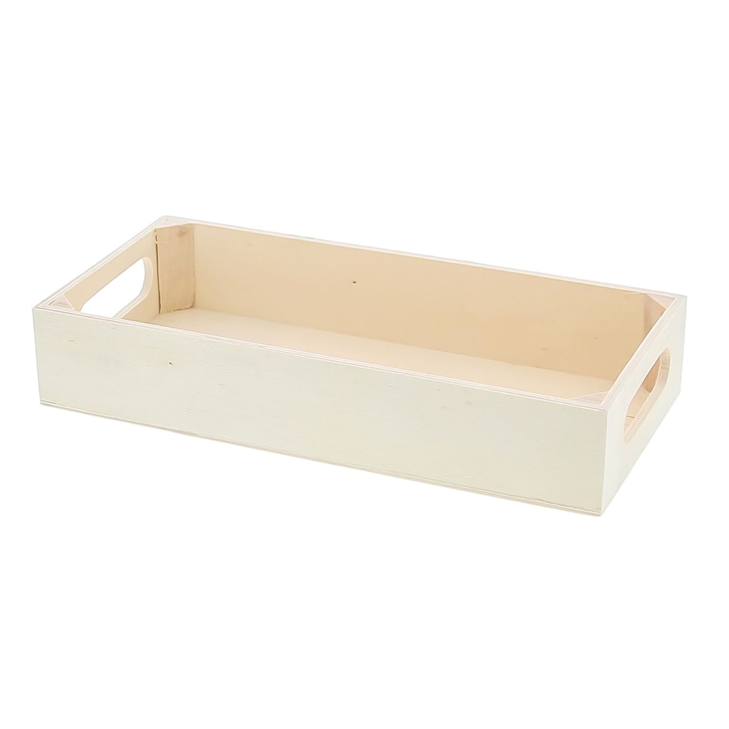 Rectangular tray with handle - 210*40*105mm - 10 pieces