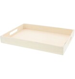 Rectangular container with handle - 350*40*250mm - 6 pieces