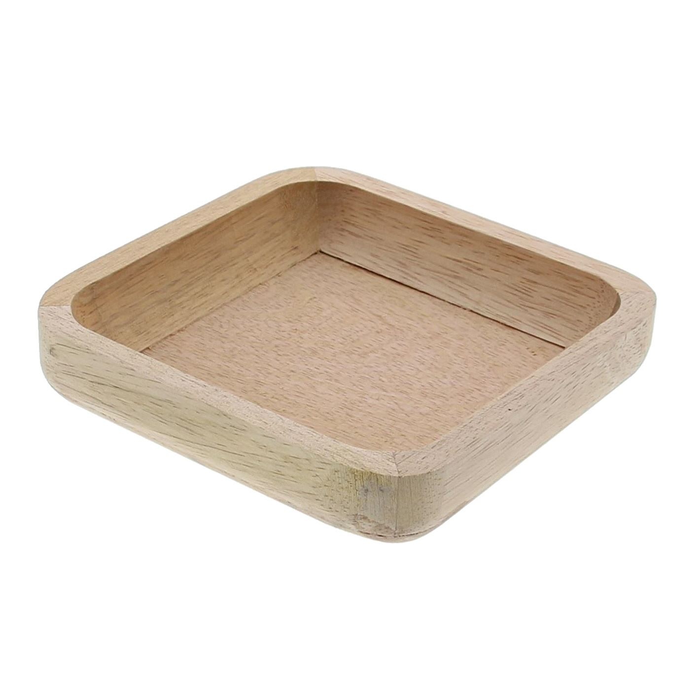 "Wood" dish square - 160*30*160mm - 6 pieces