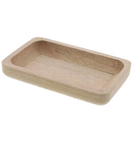 "Wood" bowl rectangular