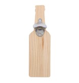 Wooden board with bottle opener natural - 95*320*40mm - 6 pieces