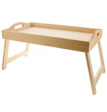 Wooden tray foldable natural