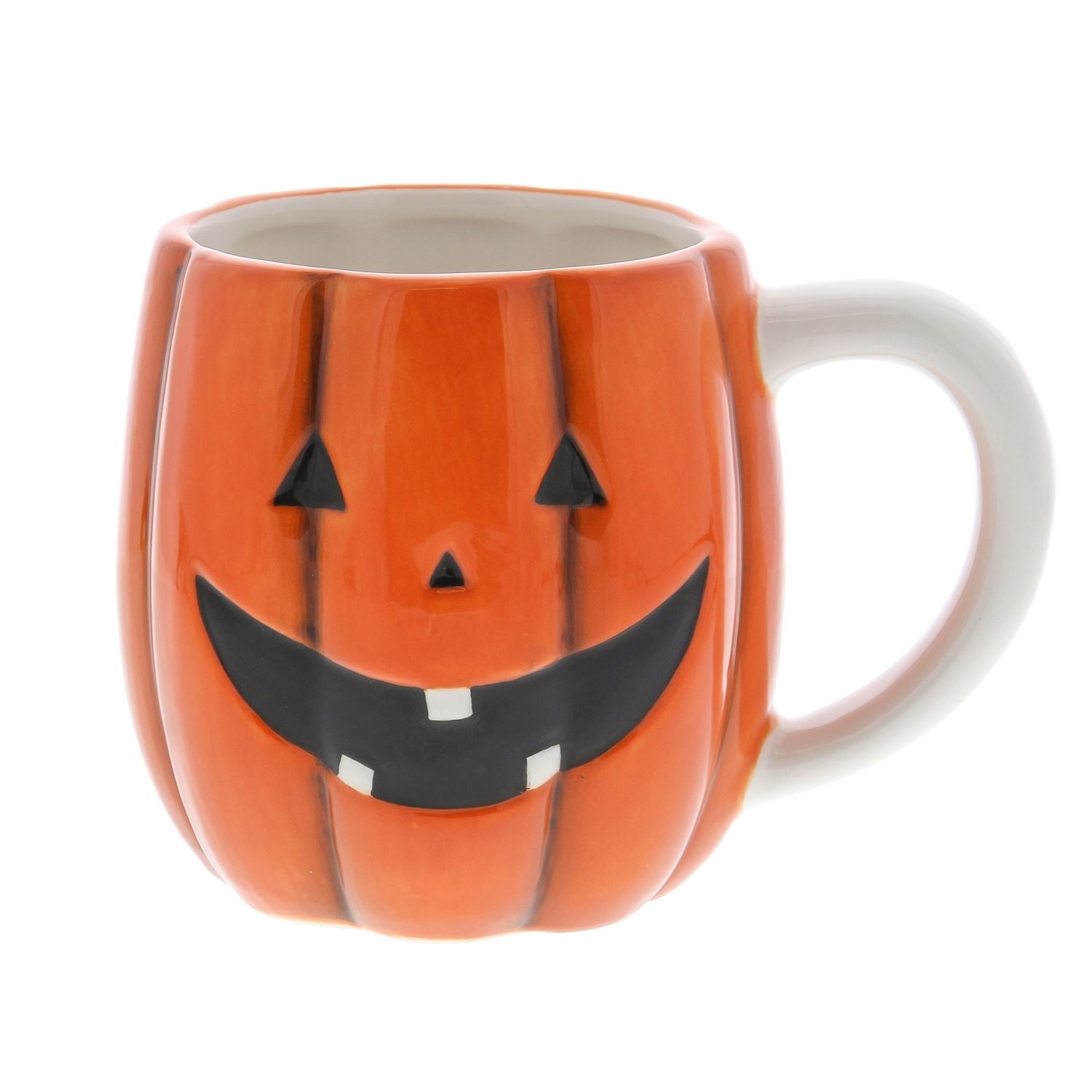 Mug citrouille "Smile" - 130*95*90mm - 4 pièces