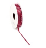 Small xmas  ribbon red - 3mm x 50m