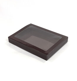 GK7 Caja de ventana con sleeve (marrón oscuro) - 175*120*27mm