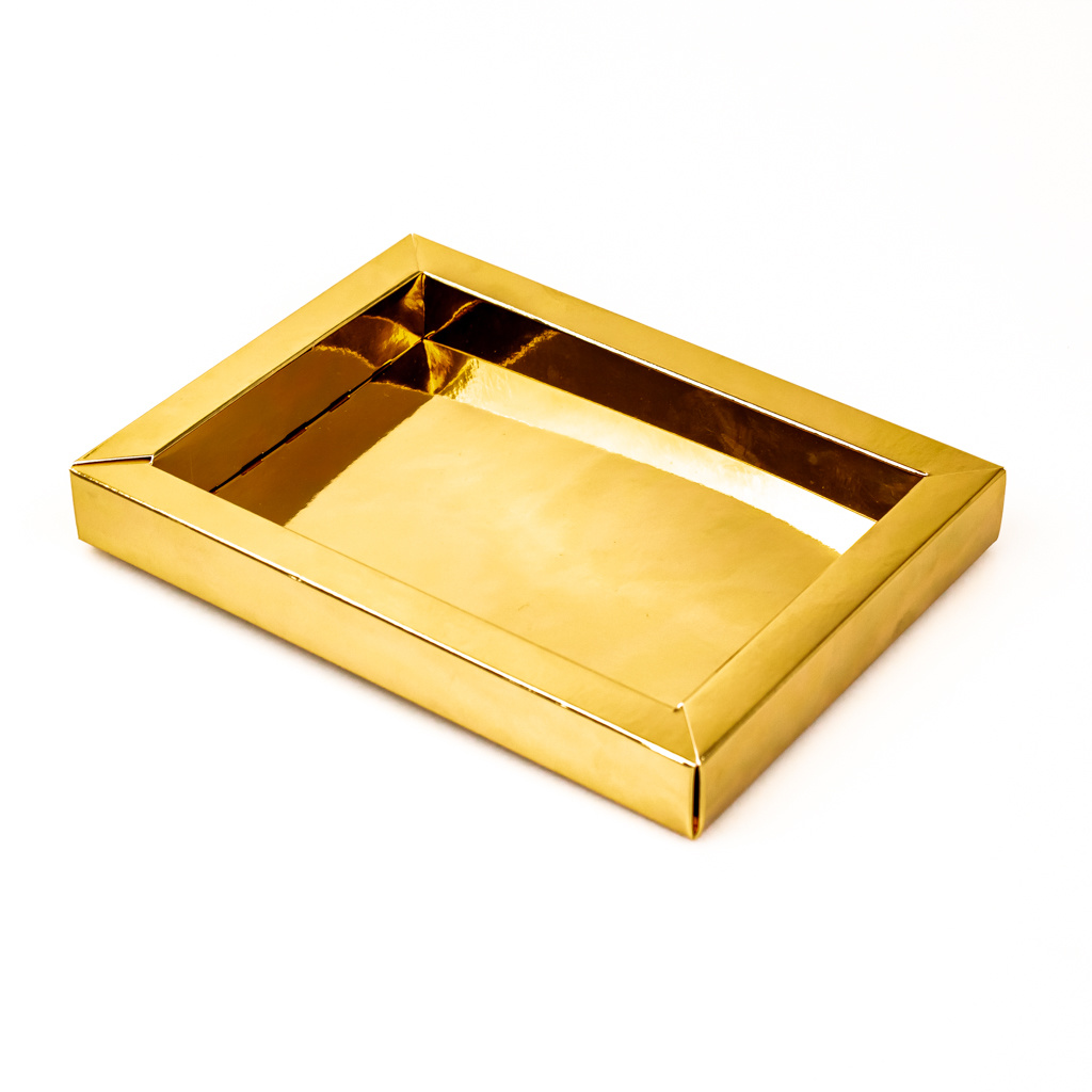 GK7 Window box with sleeve (shiny gold) - 175*120*27mm - 100 pieces