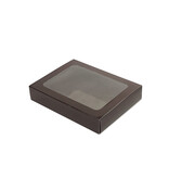 GK4 Boîte de fenêtre avec sleeve (marron foncé) - 150*110*27mm - 70 pièces