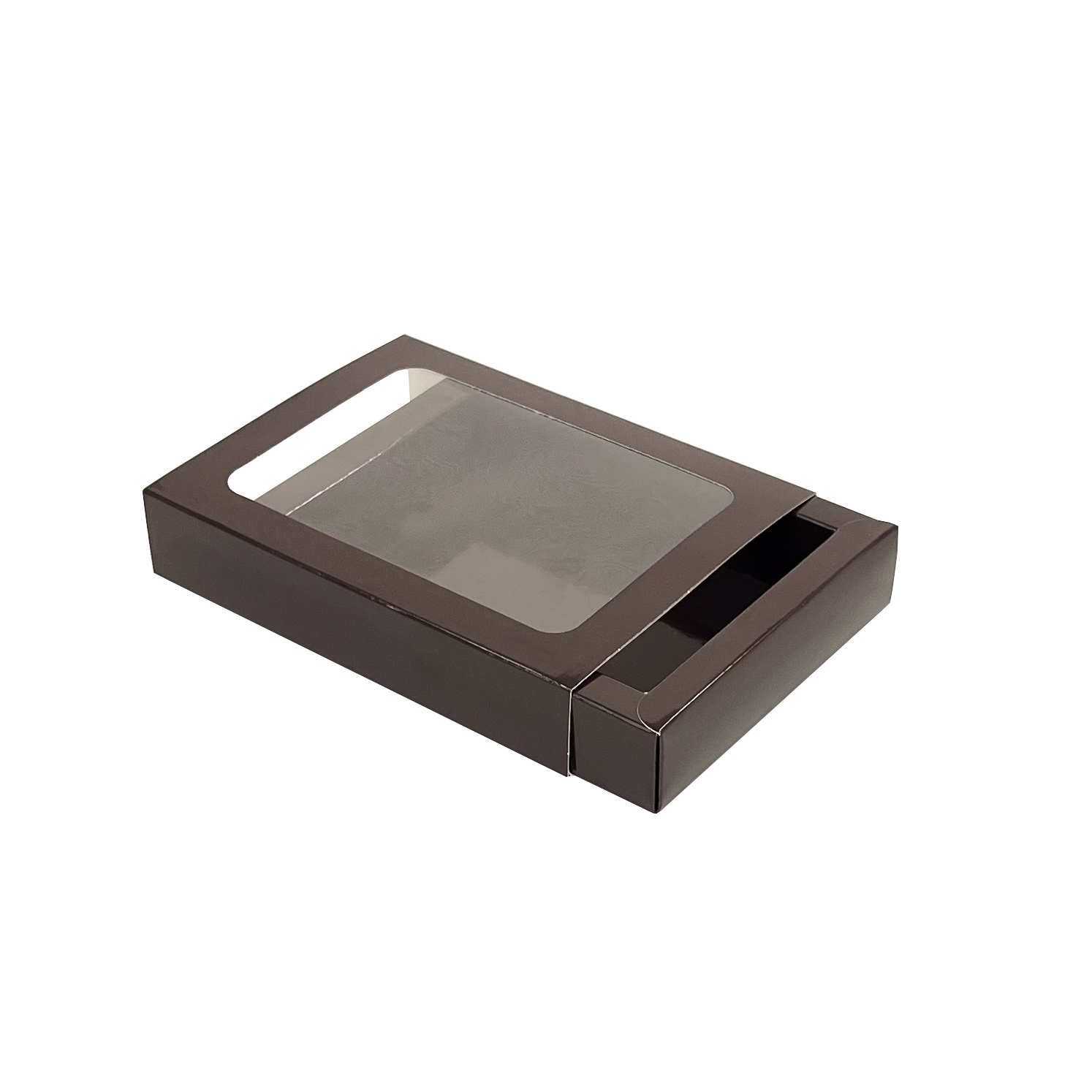 GK4 Boîte de fenêtre avec sleeve (marron foncé) - 150*110*27mm - 70 pièces
