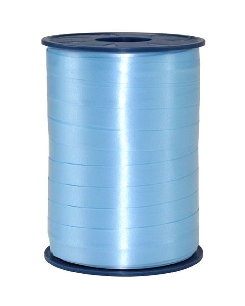 Curling ribbon - light blue - 5 mm x 500 m and in 10 mm x 250 m