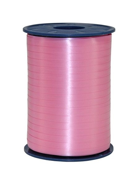 Ruban à friser - rose clair - 5 mm x 500 m et en 10 mm x 250 m